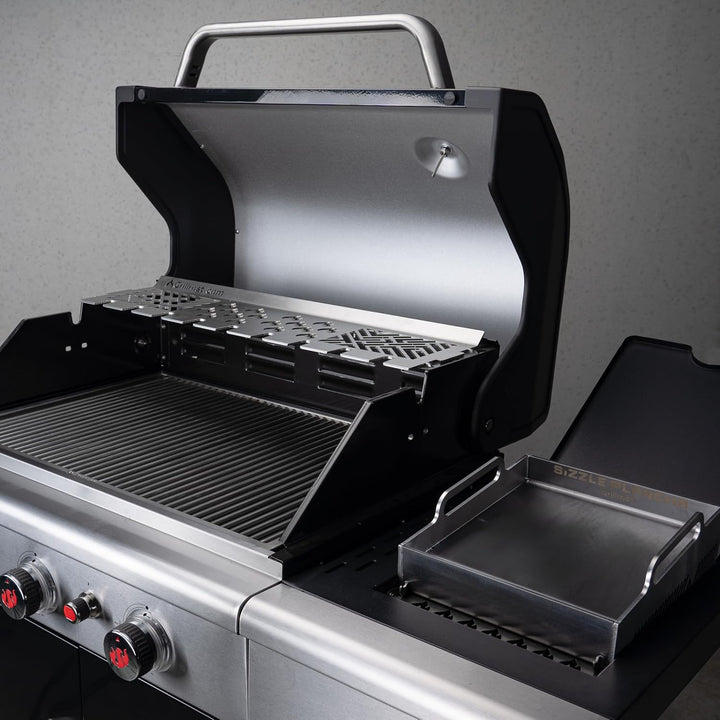 Grillrost.com Das Original Sizzle Plancha Weber und Napoleon - passend für Seitenbrenner und Sizzle