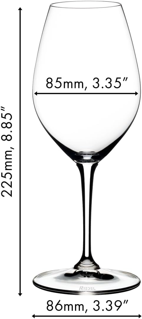 Riedel Vinum Champagner-Weinglas, 2 Stück Champagner-/Wein, Champagner-/Wein