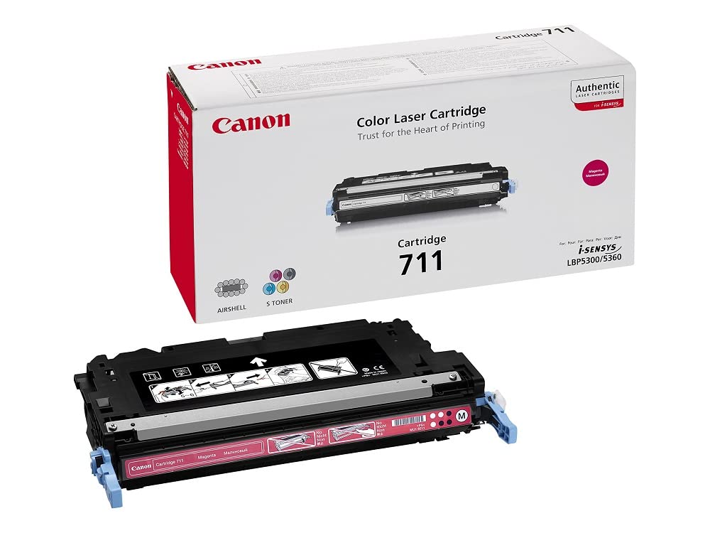 Canon Toner Cartridge 711 M magenta Standard 1658B002 Magenta Toner Cartridge, Magenta Toner Cartrid