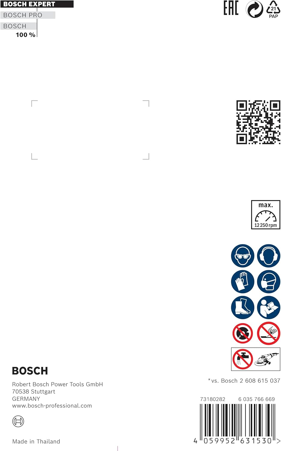 Bosch Accessories Bosch Professional 1x EXPERT MultiMaterial X-LOCK Turbo Diamanttrennscheiben (für