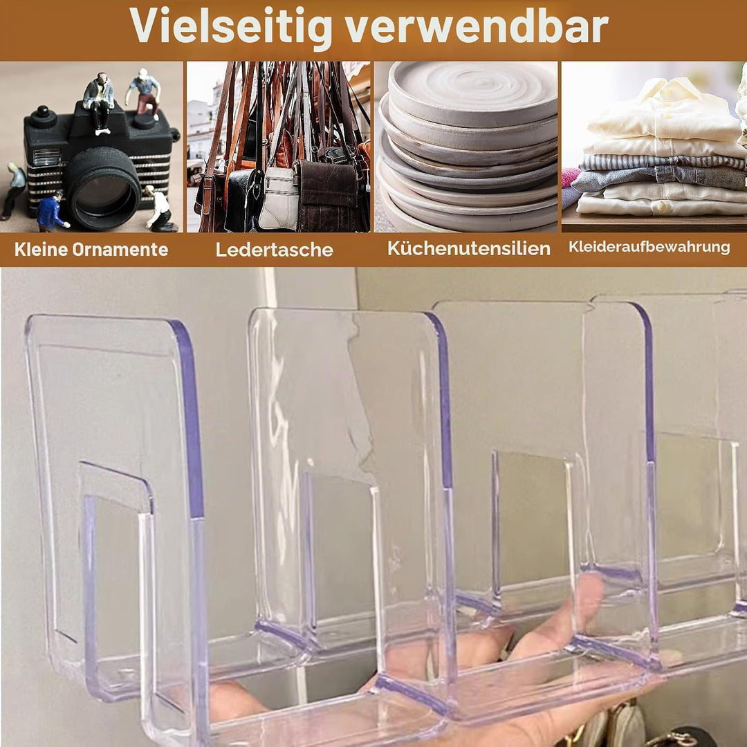 Regalteiler Für Schrank, Verstellbare Geldbörsen-Organizer, Handtaschen-Trenner, Regalteiler Regalsy