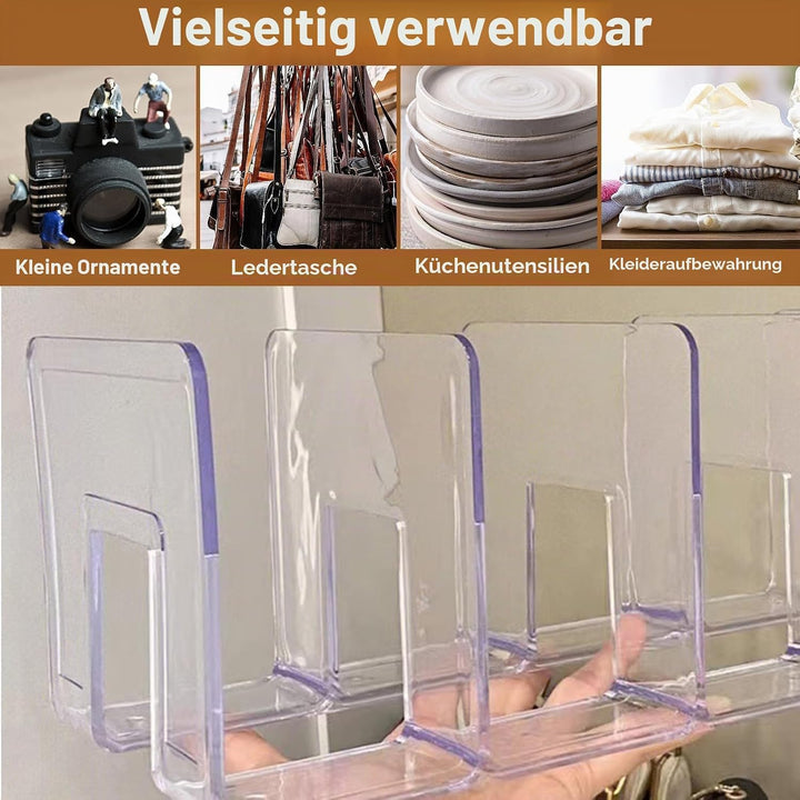 Regalteiler Für Schrank, Verstellbare Geldbörsen-Organizer, Handtaschen-Trenner, Regalteiler Regalsy