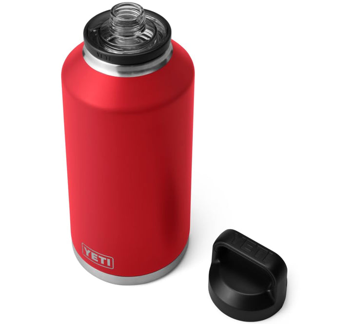 YETI Rambler Flasche Mit Chug-verschluss, Rescue Red, 64oz (1.8L), Rescue Red