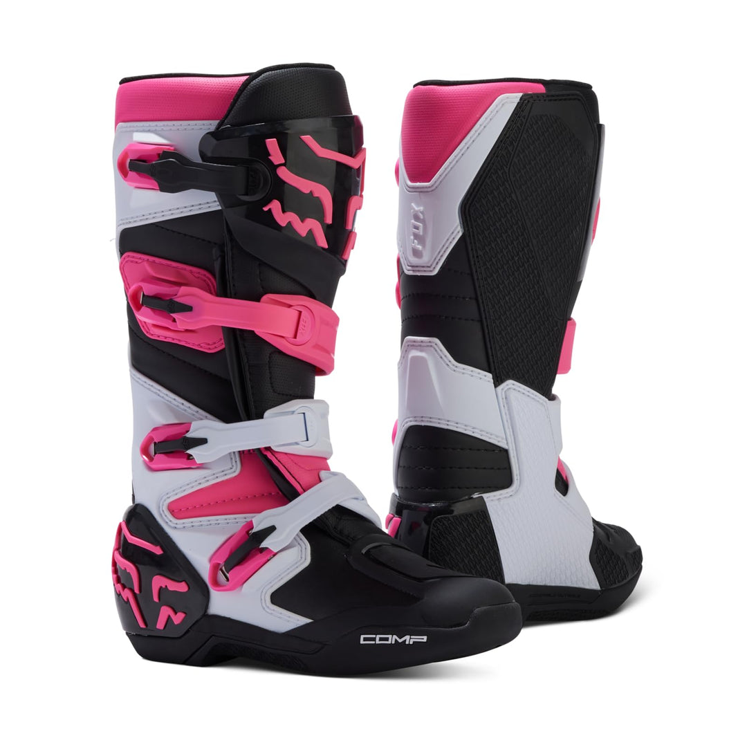 Fox Racing Damen Comp Motocross-stiefel für DamenDAMEN COMP MOTOCROSS STIEFEL 43 EU Schwarz Rosa, 43