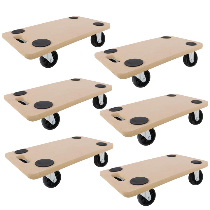 XMTECH Transportroller 580 x 290 mm, 200 kg Maximal Tragkraft, Rollbrett MDF Möbelroller Möbelhund R