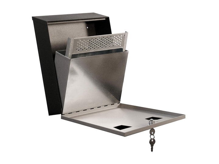 Edelstahl Wandmontage Zigarette Bin, Outdoor Zigarette Bin, Wandascher
