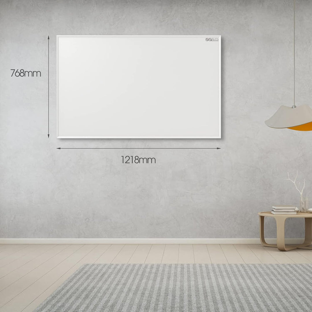byecold Infrarotheizung mit Thermostat 900 Watt - Infrarot Wandheizung - Elektroheizung - Heizplatte