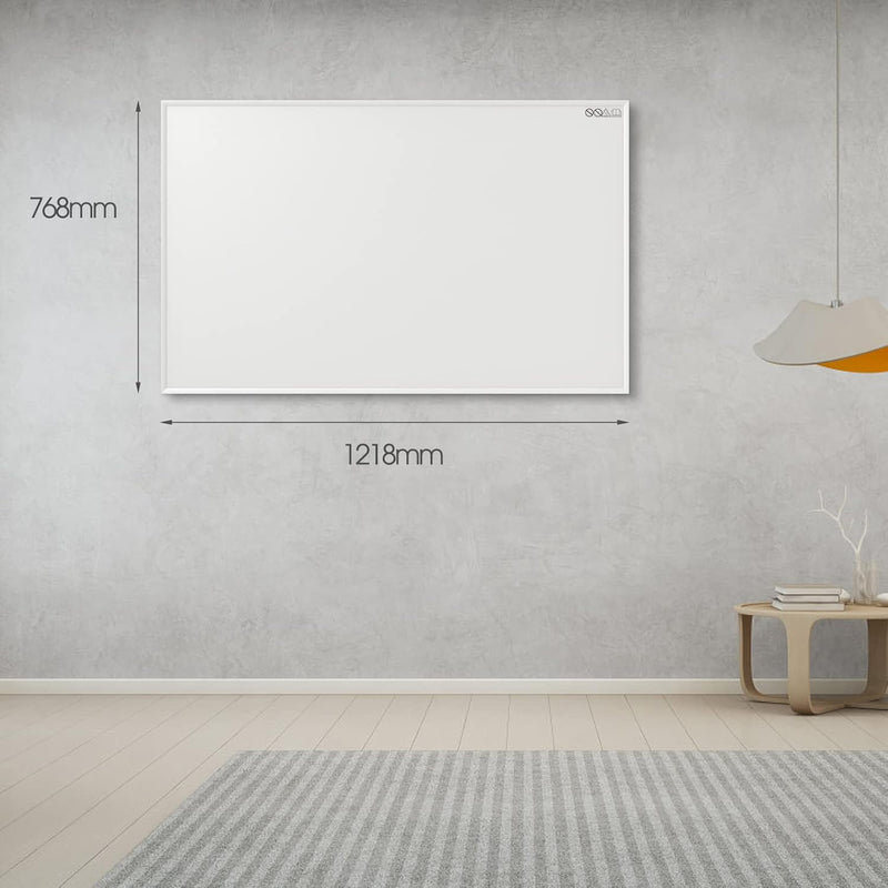 byecold Infrarotheizung mit Thermostat 900 Watt - Infrarot Wandheizung - Elektroheizung - Heizplatte