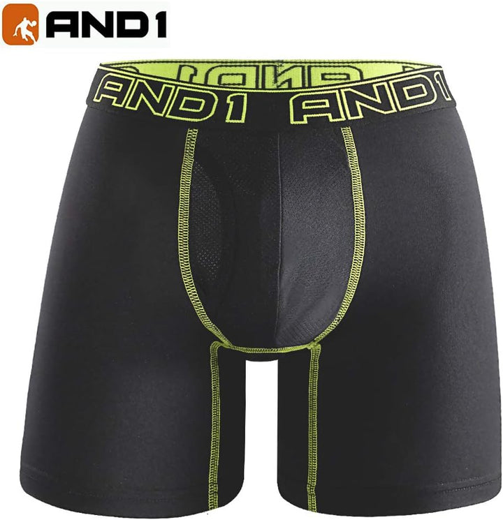 AND1 Sport Boxershorts 5er Pack Unterwäsche Herren Unterhosen Männer Retroshorts Boxer Brief Sportun
