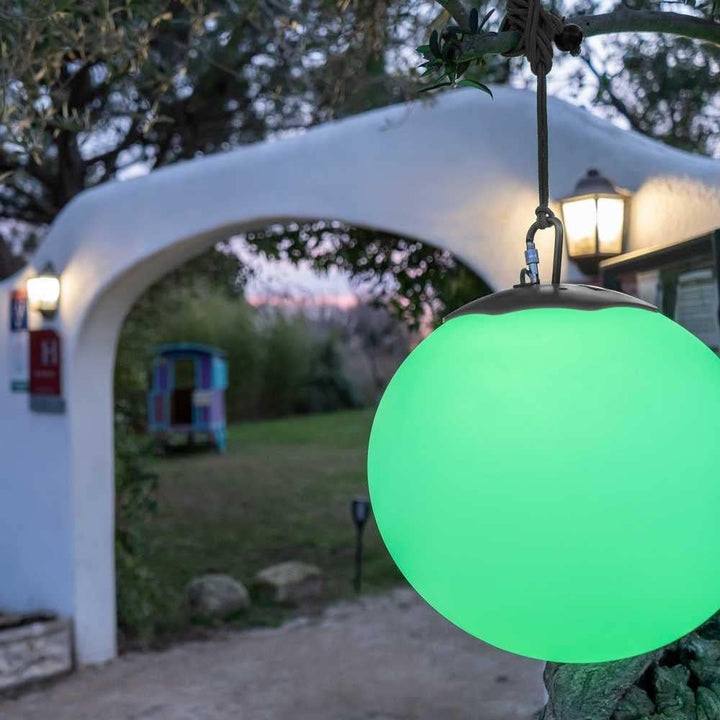 GuirLED - Solarkugel Leuchtkugel LED IP55 RGB Premium XL - Aufladbar Sonne/Strahler - Fernbedienung