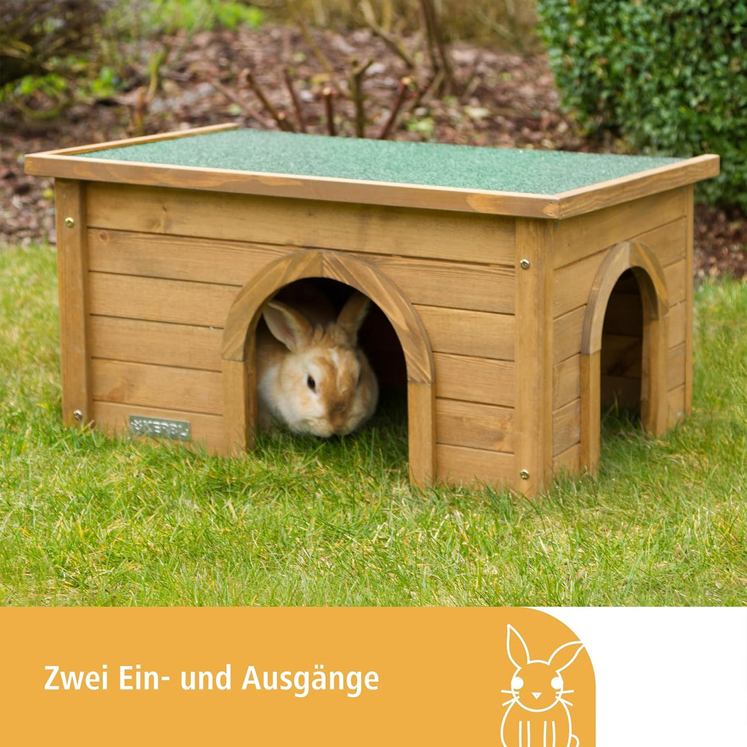 Kerbl 81773 Nagerhaus XL, 64 x 42 x 10 cm, Holzfarbe Single, Single