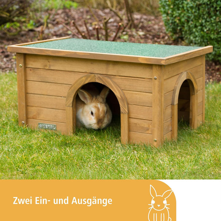 Kerbl 81773 Nagerhaus XL, 64 x 42 x 10 cm, Holzfarbe Single, Single