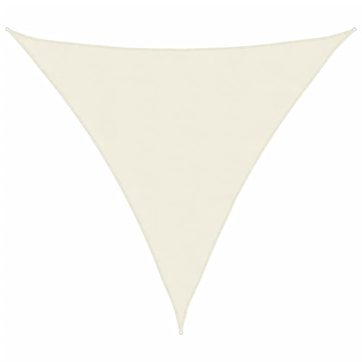 vidaXL Sonnensegel Dreieckig 5x5x5m Creme Garten Sonnenschutz Beschattung 5 x 5 x 5 m Creme, 5 x 5 x