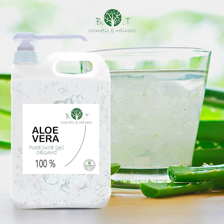 Bio Aloe Vera Konzentrat, 100% rein, Haut- &amp; Haarpflege, Für DIY Kosmetik, Aloe Vera flüssig, frisch