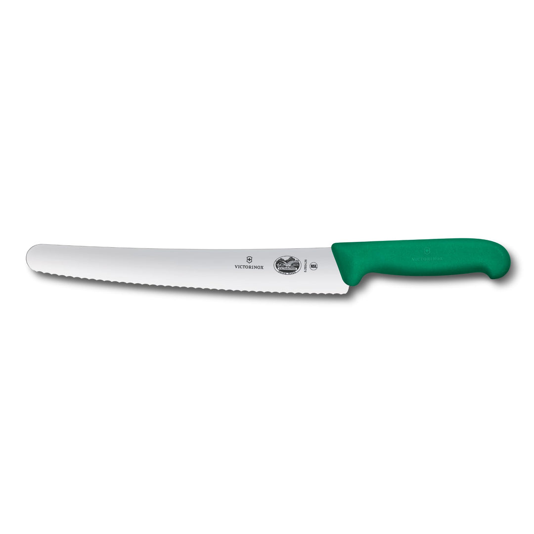Victorinox Fibrox Konditorsäge mit Wellenschliff, Langes Küchenmesser für Kuchen und Backwaren, 26 c