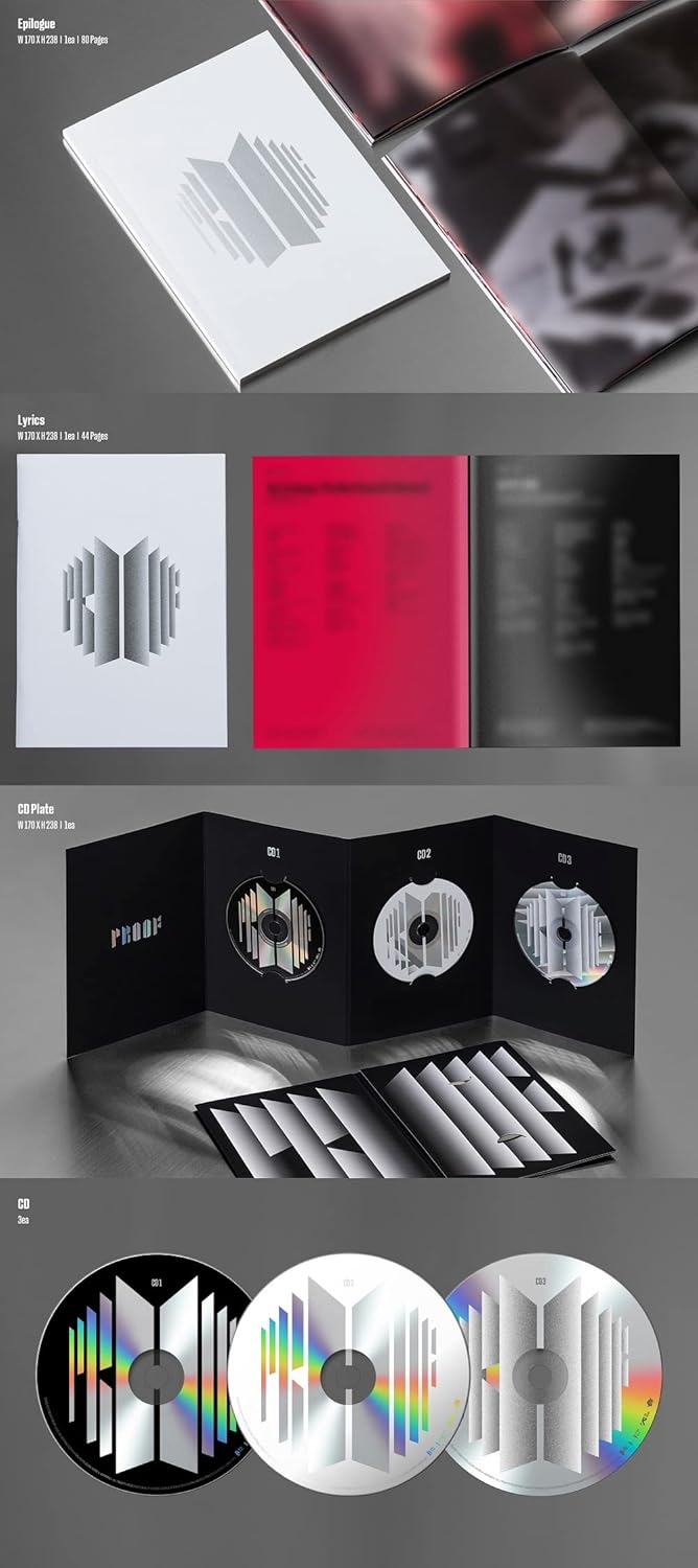 Dreamus BTS BANGTAN BOYS – Proof Standard + Compact Edition [BTS Anthology Album] 6CD+1Faltposter Ex