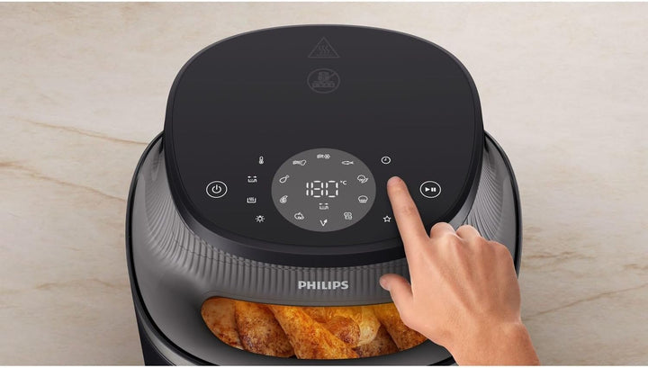 Philips Air Fryer Series 3000 NA331/00, 6.2 l, RapidAir Plus Technology, 1700 W, Black
