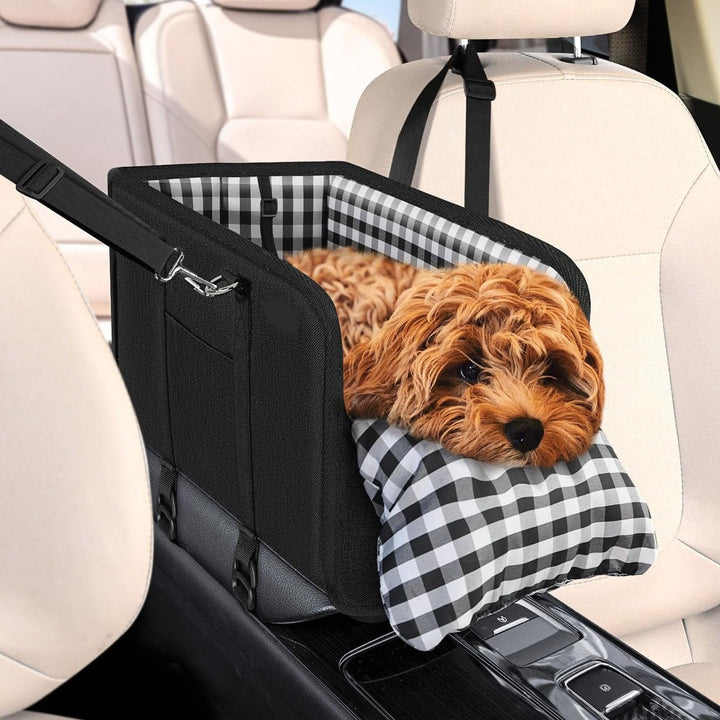 Mittelkonsolen-Hundeautositz, Anti-Kollaps-Reiseautositz für Haustiere, Rutschfester, Sicherer Haust