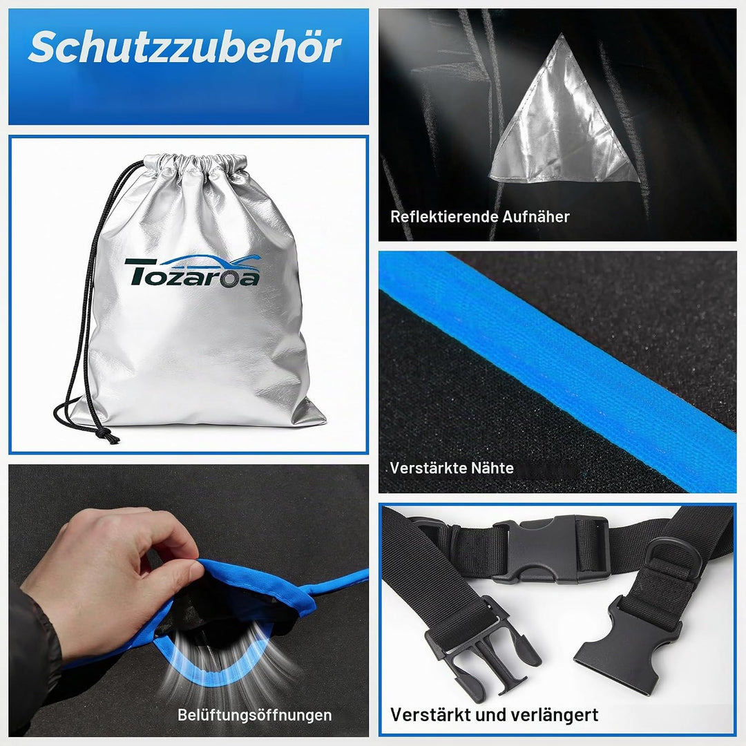 Hagelschutzplane Auto,Verdickte Eva Abdeckplane Vollgarage,wasserdichte Allwetter Autoabdeckung,Sonn