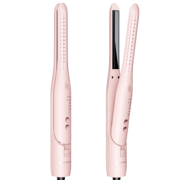 Wavytalk Mini Airflow Lockenstab und Glätteisen, Cool Curl Pencil Airflow Styler für kurzes Haar, Pi