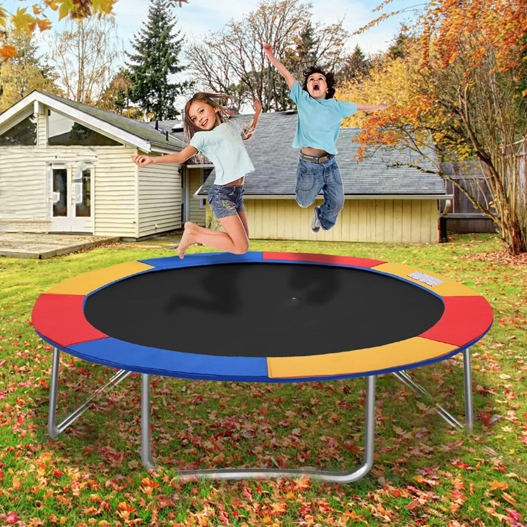 Froadp Trampolin Randabdeckung Ø244cm-305cm-366cm Sicherheitsmatte Abdeckung Kantenschutz UV-beständ