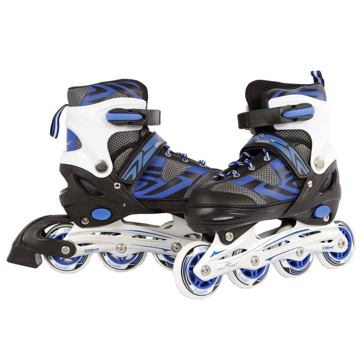 Kids Globe 720232 Street Rider Inlineskates (Inliner) blau/schwarz, verstellbar von Grösse 35-38, ab