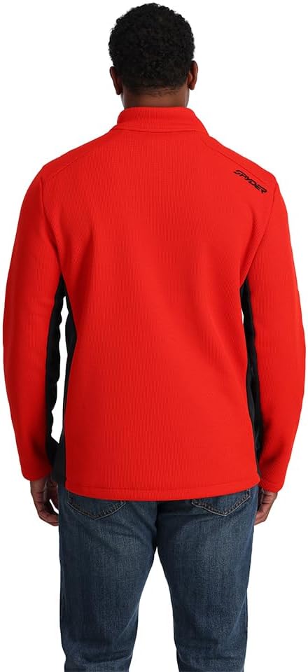 Spyder Herren Bandit Jacket Fleecejacke L Volcano, L Volcano
