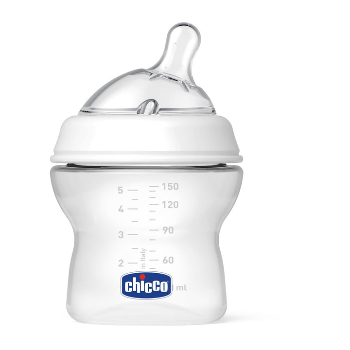 Chicco naturalfeeling – Komplettes Set Start mit Flaschen, Sauger Schnuller und Bürste, 0 m +