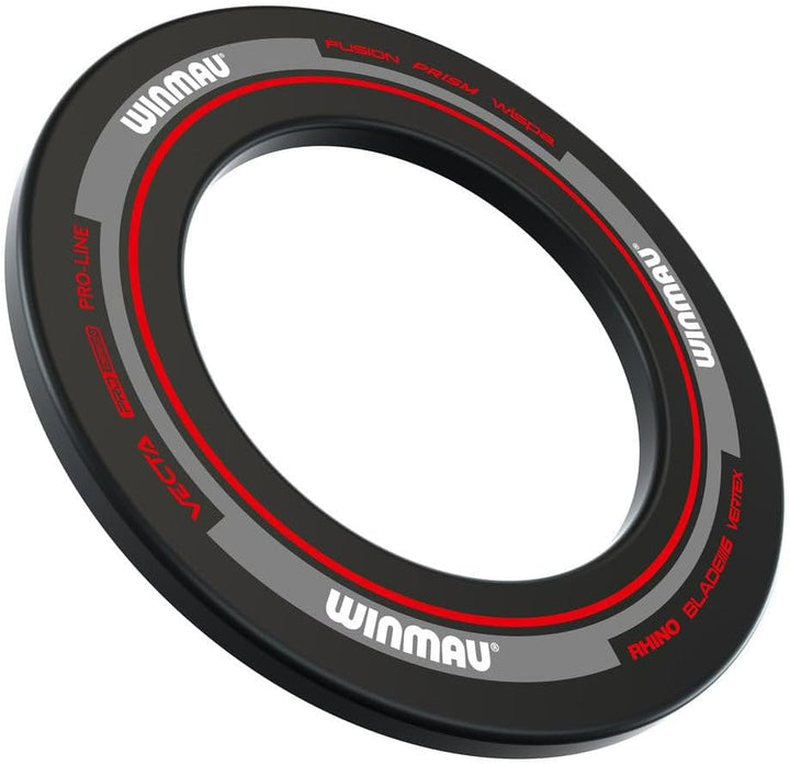 WINMAU Dartscheibe Schutzring – Advance Schwarz, Rot, Weiss & Grün Dart Surround Schwarz & Rot, Schw