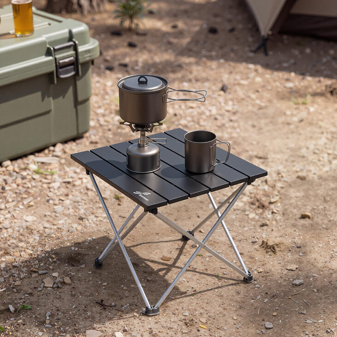 Campingtisch Klapptisch Camping, Aluminium Klapptisch Camping Tisch Faltbarer Picknick-Tisch Tragbar
