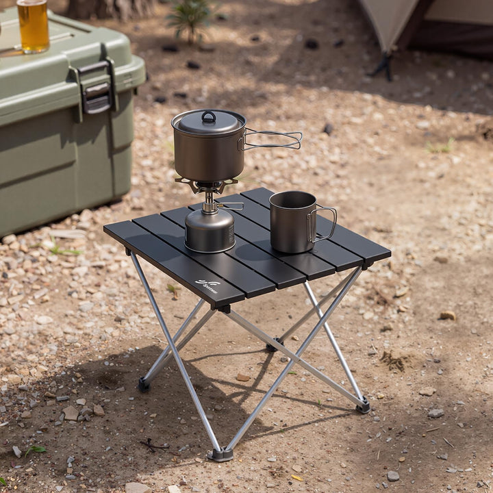 Campingtisch Klapptisch Camping, Aluminium Klapptisch Camping Tisch Faltbarer Picknick-Tisch Tragbar