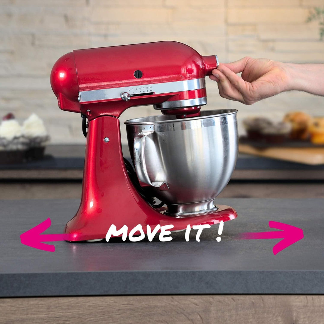 Kitty Professional Gleitfuss "Mover" kompatibel mit 4,3 und 4,8 Liter KitchenAid Küchenmaschinen 4,3