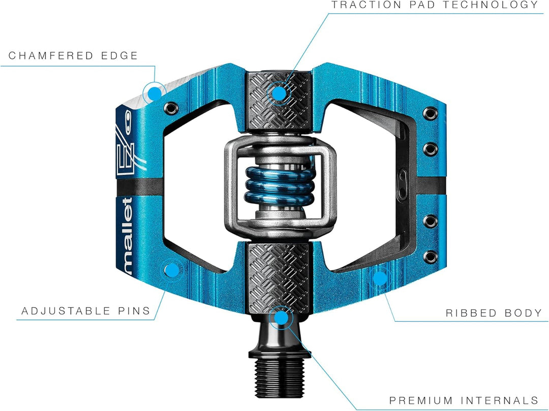 Crankbrothers Mallet Enduro Pedal Einheitsgrösse Frühlingsblau / Blau, Einheitsgrösse Frühlingsblau