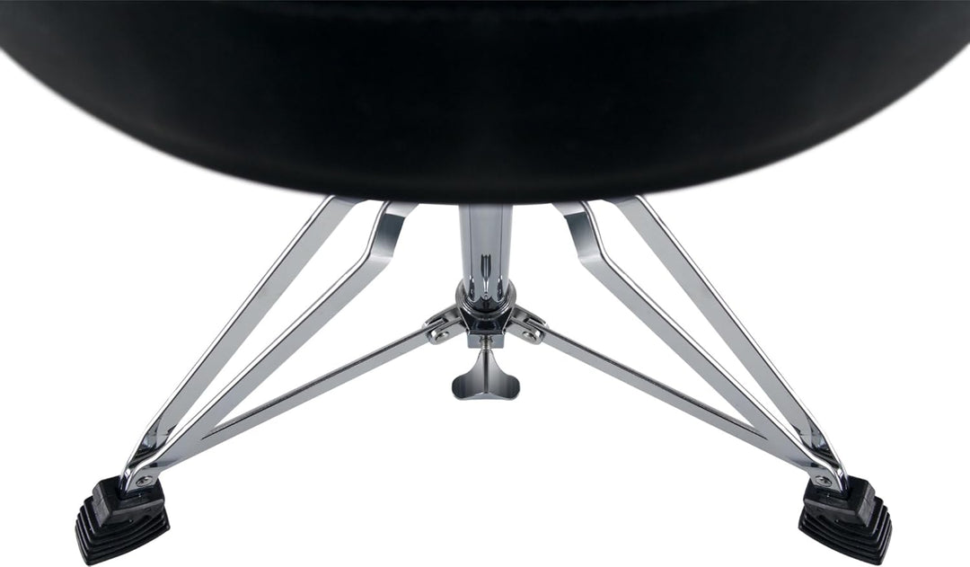 XDrum Session DHS-1 Schlagzeughocker (doppelstrebig, Höhenverstellbar 47-60cm, Durchmesser Sitzfläch