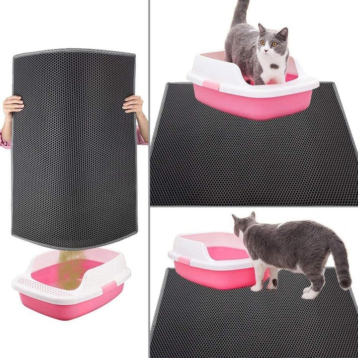 Katzentoilette Matte - Katzenstreu Matte für Katzentoilette | Schöne Einfangmatte für Katzentoilette