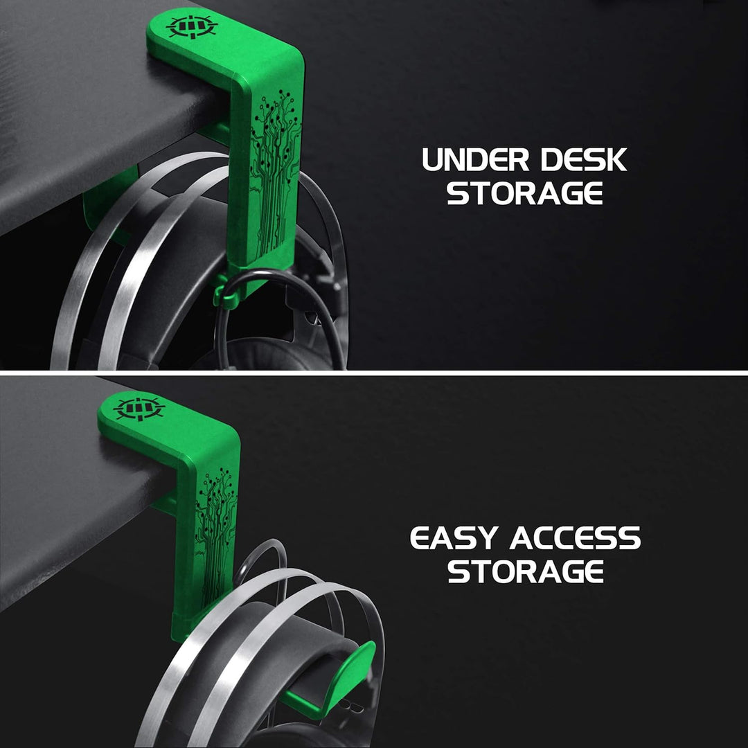 ENHANCE PC Gaming Headset Kopfhörer Halterung Hanger Mount Kopfhörer Stand mit verstellbaren & Schwe