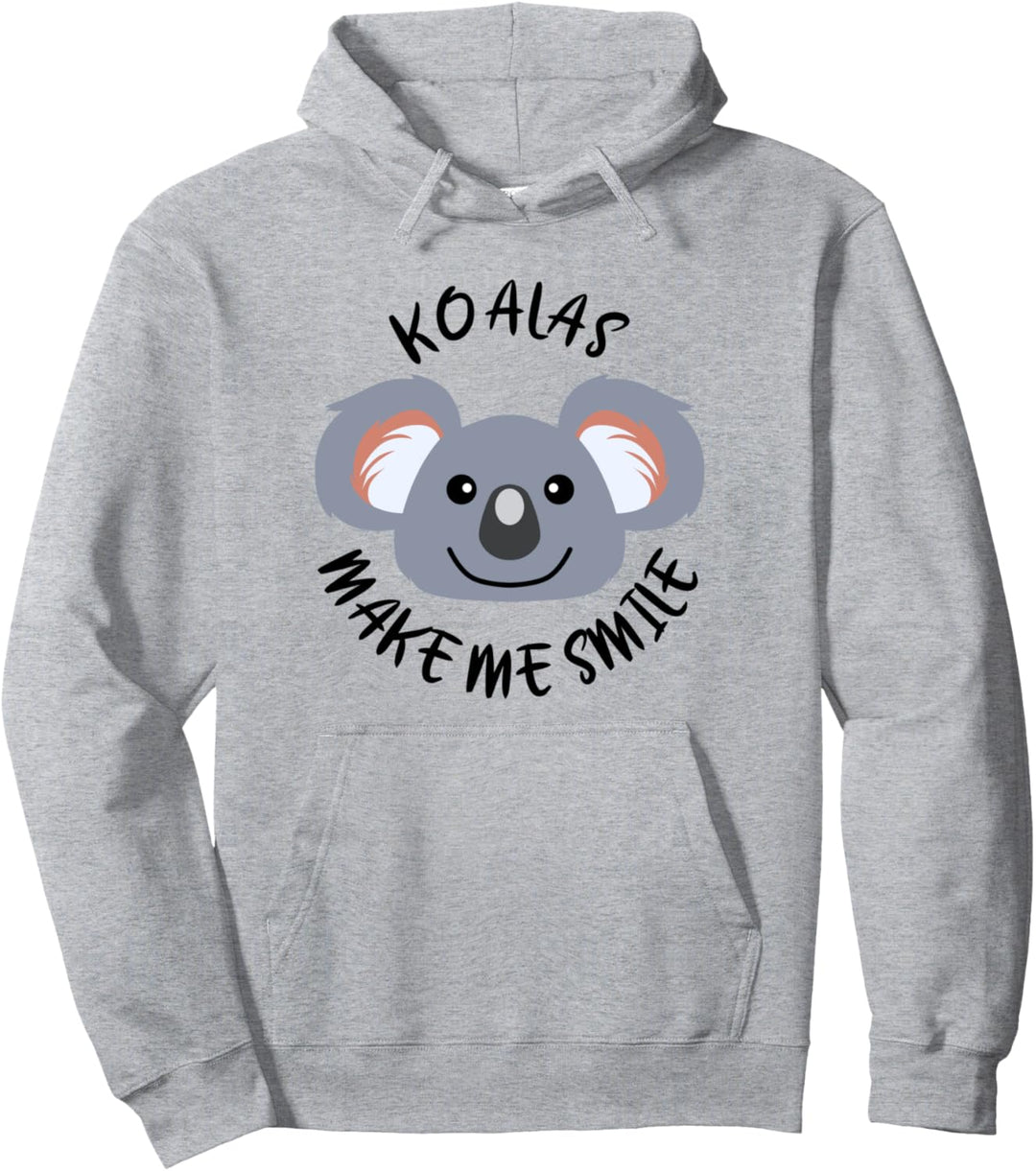 Koalas bringen mich zum Lächeln Niedlicher Koala Ironischer Pullover Hoodie