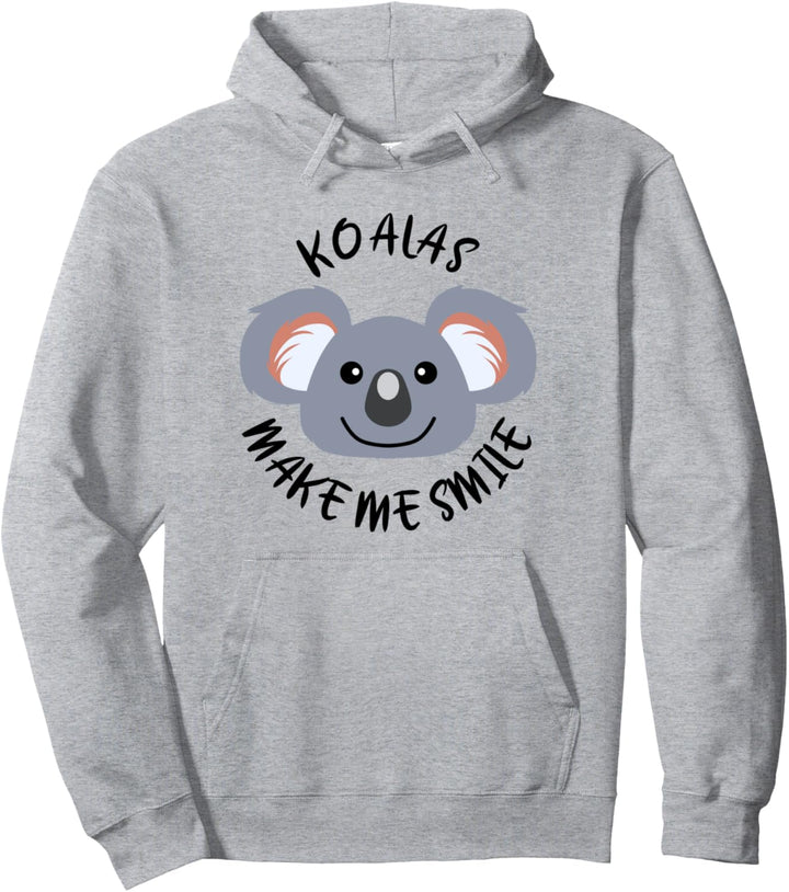 Koalas bringen mich zum Lächeln Niedlicher Koala Ironischer Pullover Hoodie
