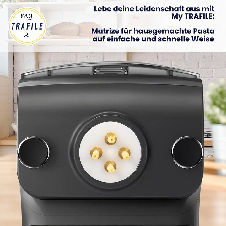 My Trafile - Matrize Linie Pro N°71 Bucatino Siciliano aus POM mit professionellen Einsätzen kompati