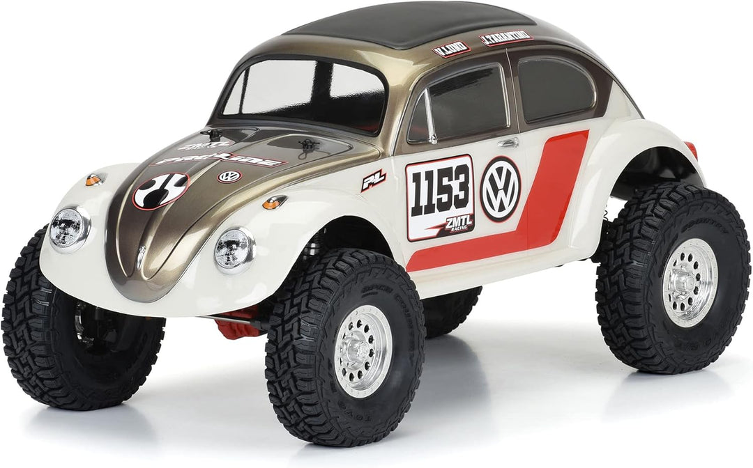 Pro-Line 1/10 Volkswagen Beetle Clear Body 12.3" (313mm) Wheelbase Crawlers