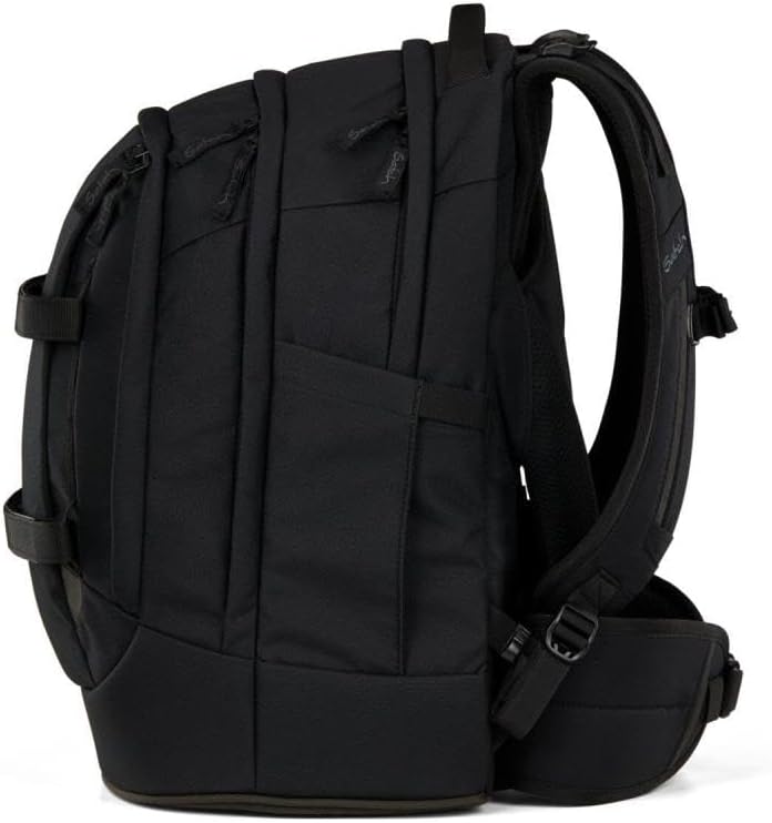 Satch Pack Schulrucksack Set 3tlg. inkl. Schlamperbox und Sportbeutel (Blackjack), Blackjack