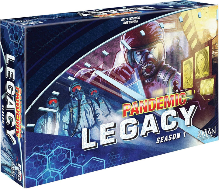 Z-Man Games, Pandemic Legacy Season 1 Blue Edition, Board Game, Ages 13+, for 2 to 4 Players, 60 Min