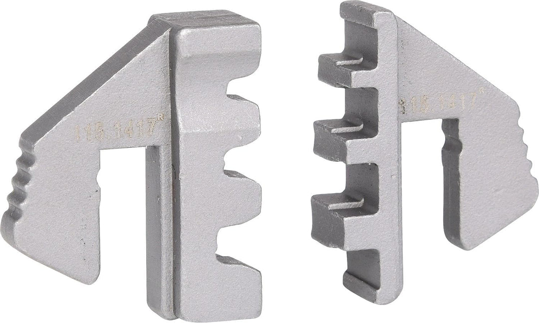 KS Tools PAAR Crimp-Einsätze für Zange 115.1401 für Flachstecker 4,8 und 6.3mm