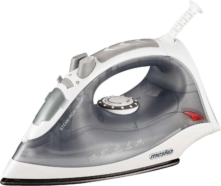 Mesko MS 5037 Dampfbügeleisen Bügeleisen Keramikfuss Vertikales Dampfbügeln Trockenbügeln 170 ml Was
