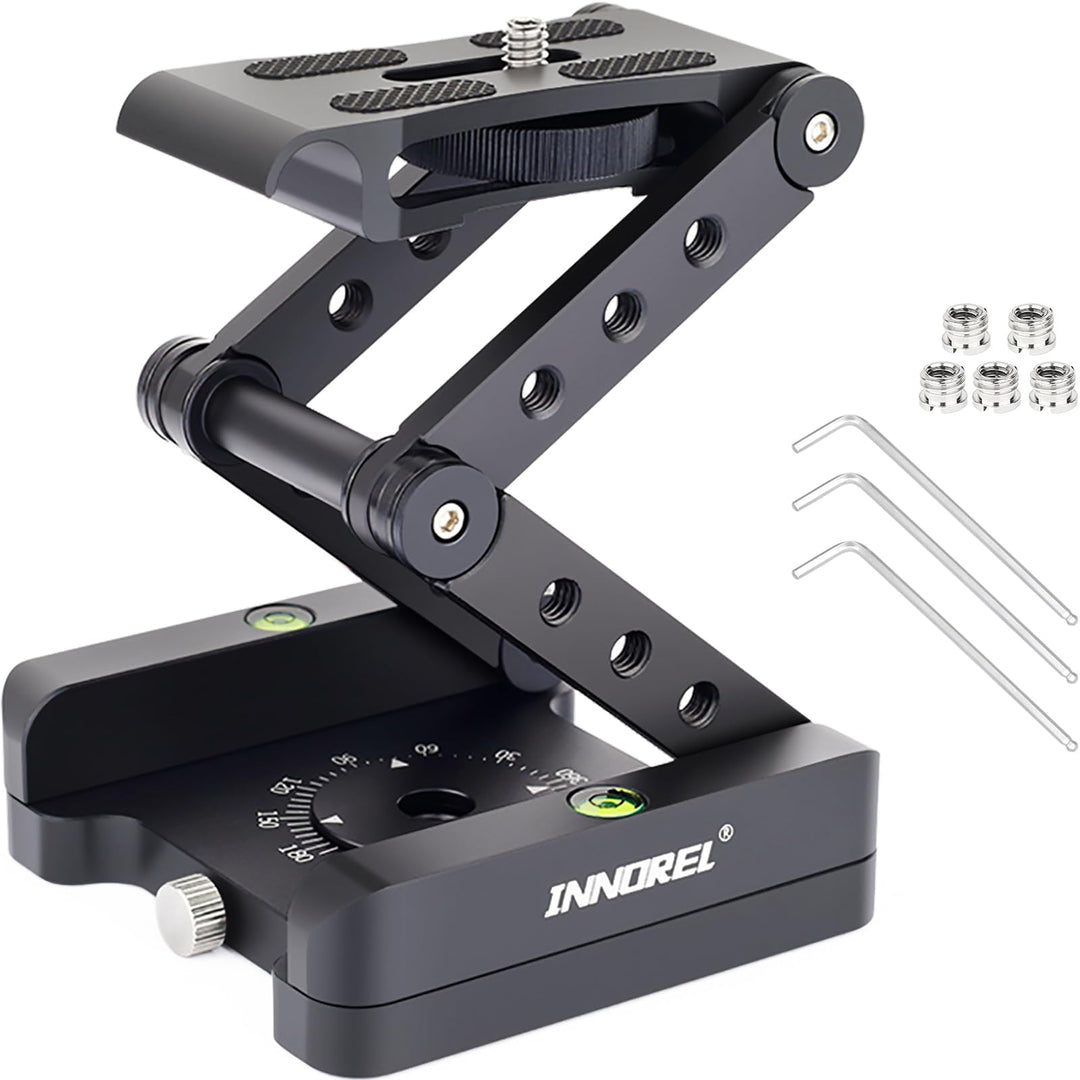 Stativ neigbar Z-flex Aluminiumlegierung CNC Innorel MH5 Horizontale Rotation um 360 ° mit 1/4 Zoll
