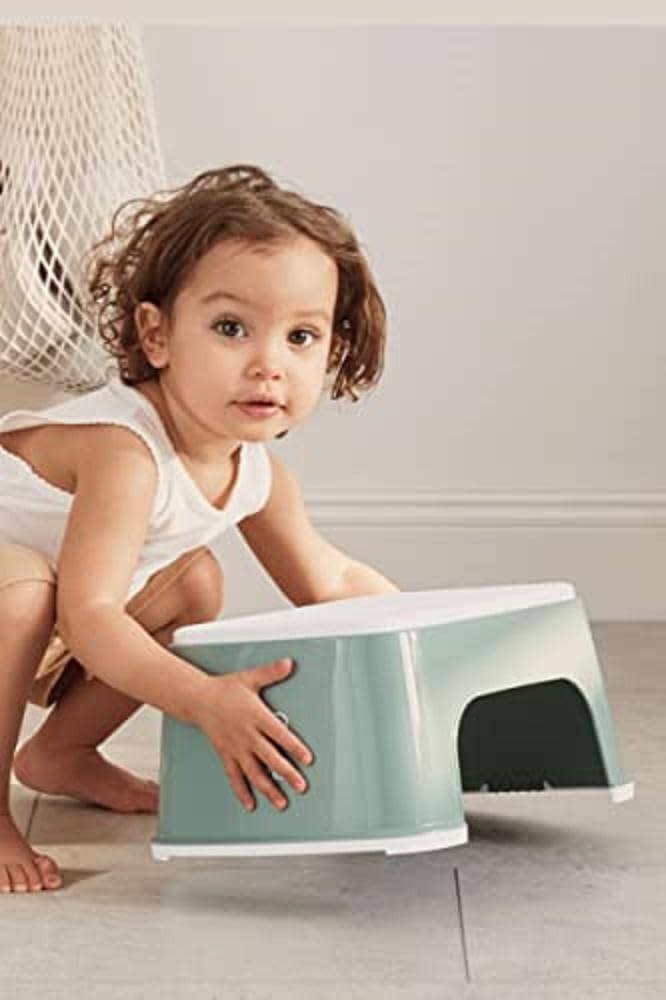 BabyBjörn Tritthocker, Graugrün/Weiss, Graugrün/Weiss