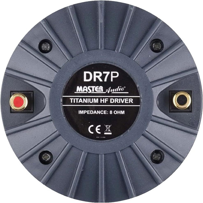 MASTER AUDIO 1 DR7P DR 7P Kompressions Driver 200 watt rms 400 watt max halsdurchmesser 2,50 cm für