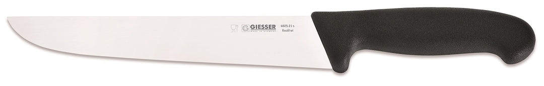 Giesser Messer Schlachtmesser schwarz 21 cm Klingenlänge schmale Form- Profimesser