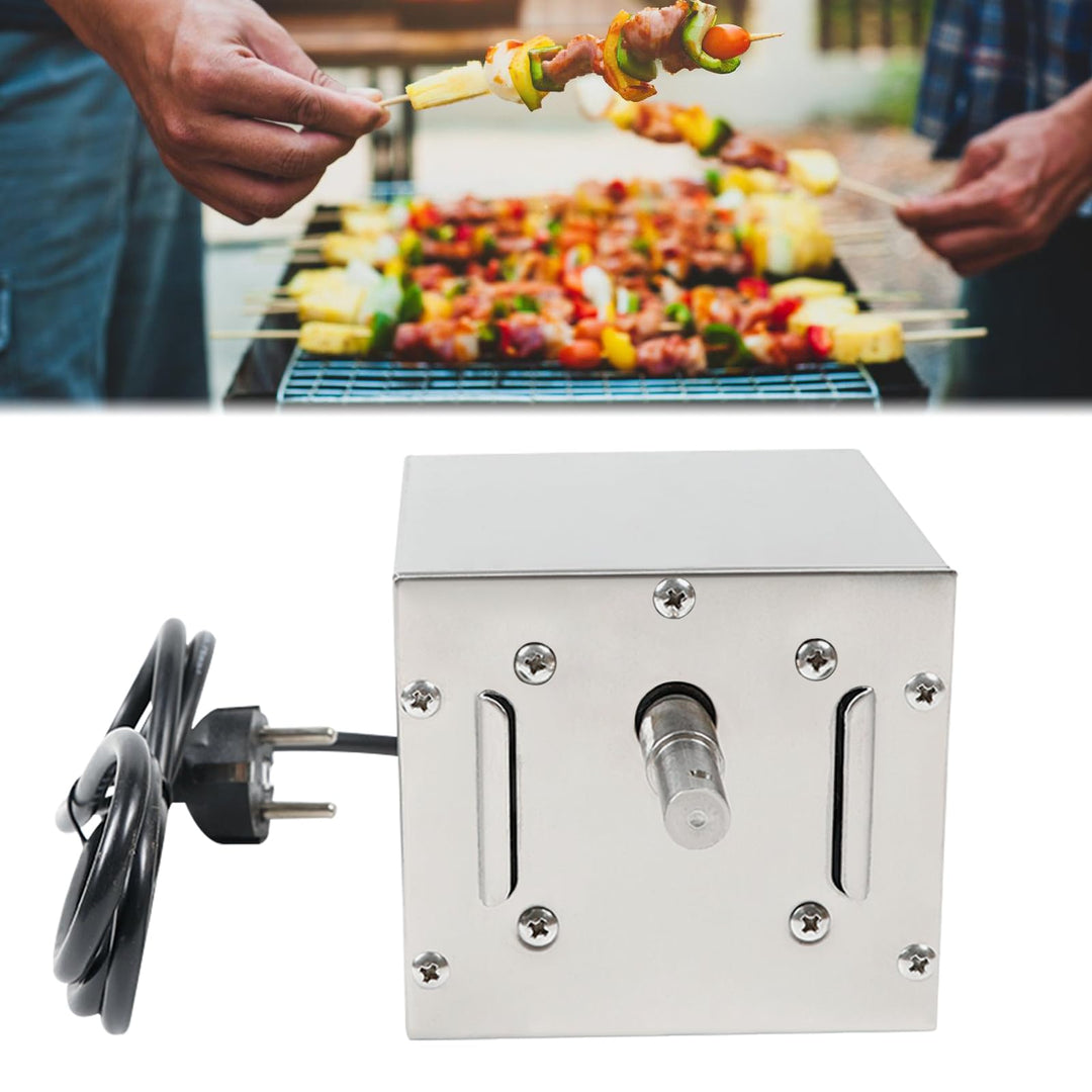 25w Edelstahl Röster, 60kg Elektrogrill Elektromotor 220v Roaster Grill Zubehör BBQ Rotisserie Motor