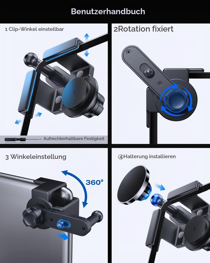 Handyhalterung für Cupr 12,9 Zoll Display, Cupra Formentor, Leon MK4, Born, Terramar 2024-2026 Magne